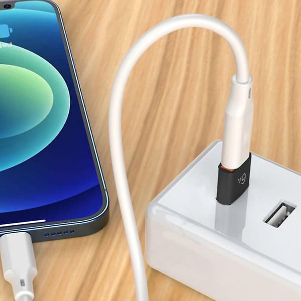 Type-c-sovitin Mini Fast Charging 6a Type-c naar USB 3.0 Man Adapteri OTG-liitin Laturille Silver