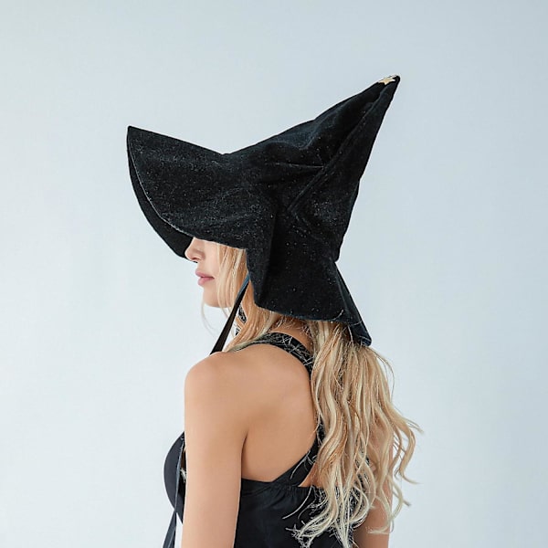 Fjäder & Tulle Häxhattar: Damernas Halloween Elegance