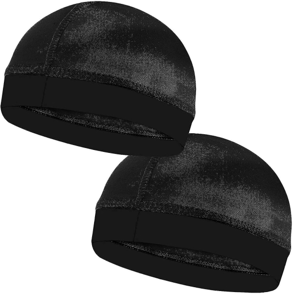 2 kpl Silky Stocking Wave Caps, Doo Rags Compression Capwanan