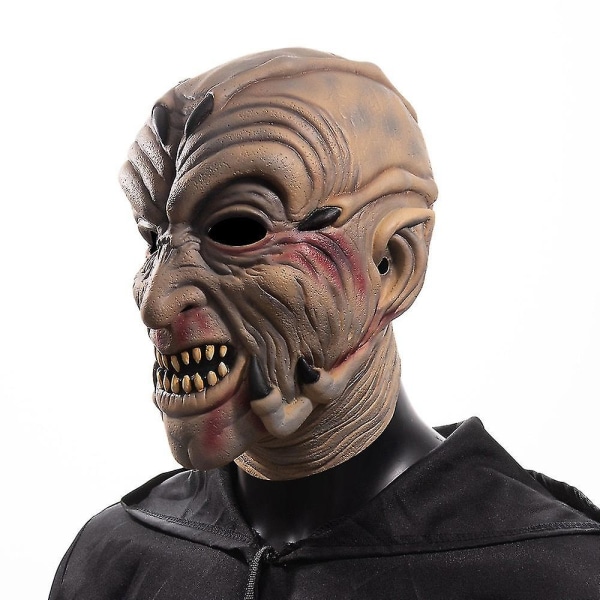 2022 Jeepers Creepers Vampire Demon Cosplay Latex Mask Skräck Ugly Halloween Party Skrämmande kostym rekvisita