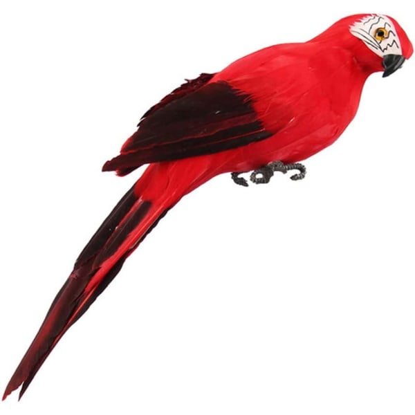 Färgglad falsk papegoja konstgjord fågel utomhusdekoration