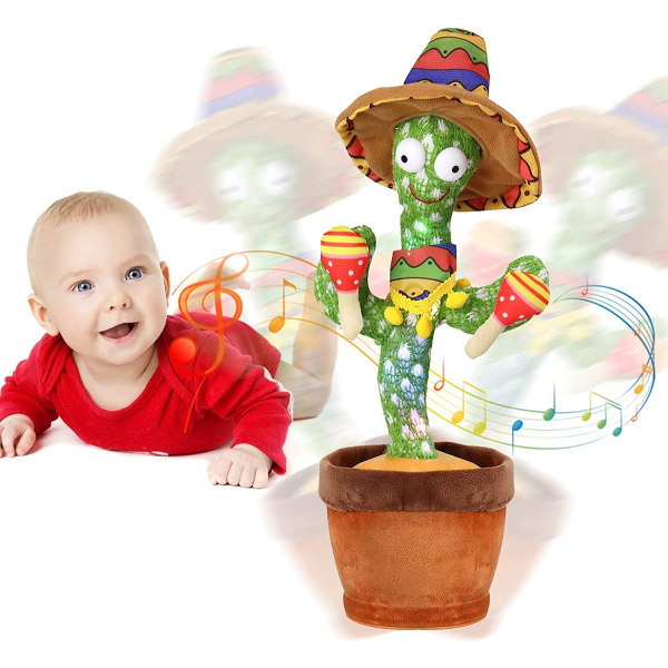 Dancing Cactus Mimicing Toy, Cactus Dancing Repeat What You