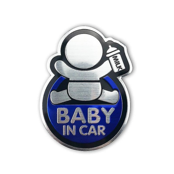 Baby In Car Sticker Baby On Board Car Aluminum Sticker For Octavia Fabia A