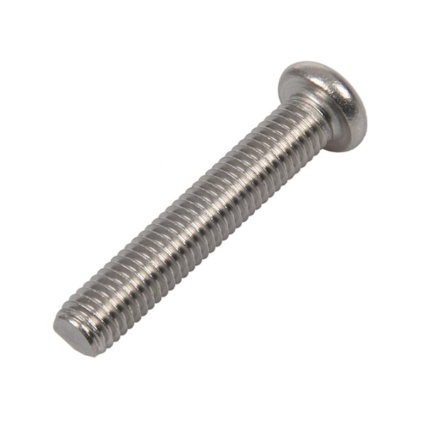 M8 X 45mm 304 Rustfrit Stål Maskinskruer 5stk