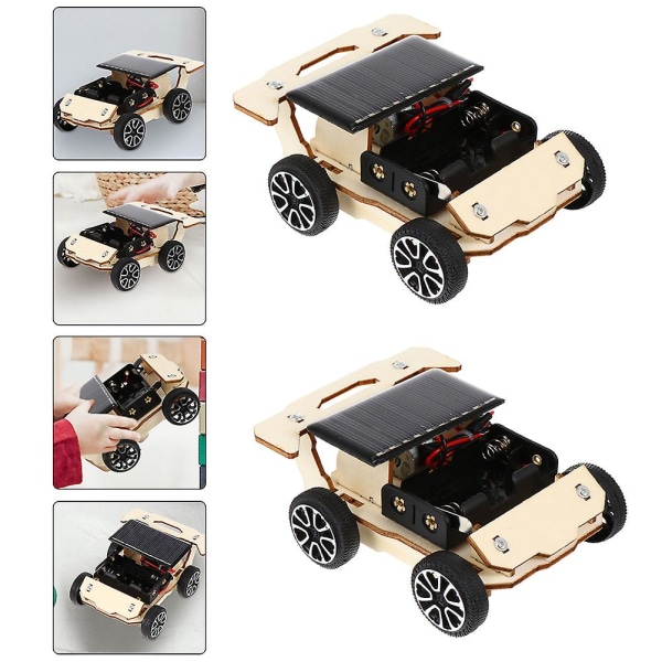 2 sarjaa aurinkosähköautoja, lasten leluja