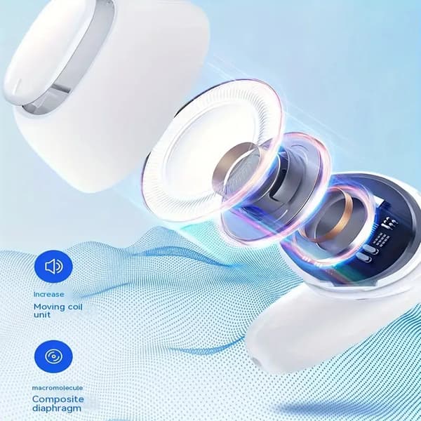 Trådløst headset, lav latens, egnet for gaming