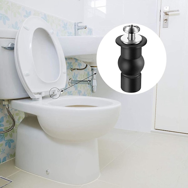 10 kappaletta WC-ruuveja Universaalit WC-laajennusruuvit WC-sarana pultin vaihto Kumi Blin