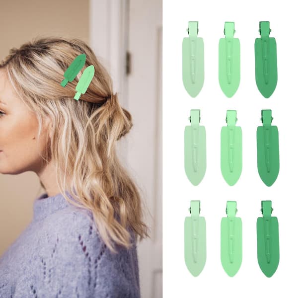 30 stk. hårspænder i bladform - Klemmefri hårspænder - Hårstyling tilbehør til makeup