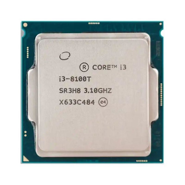 Prosessor i3-8100T 4 kjerner 4 tråder LGA1151 CPU