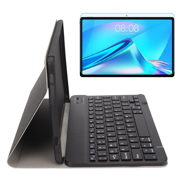 Trådlöst tangentbord i PU-läder, vattentätt, ergonomisk design, tangentbord med fodral för M40plus P40hd P30s