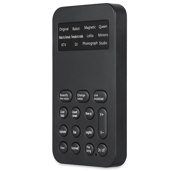 Stemmeændring til mobiltelefon Computer Tablet Ipad Spilmaskine 12 lydtilstande Stemmeskifter