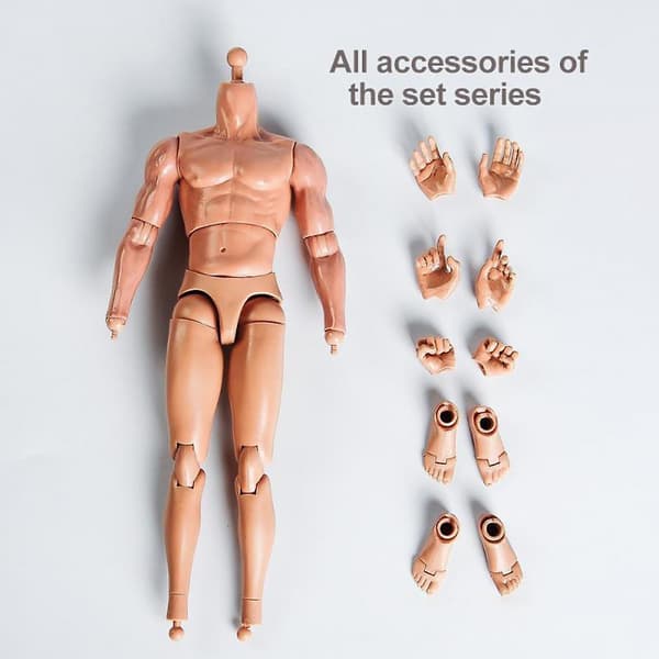 Mannlig actionfigur