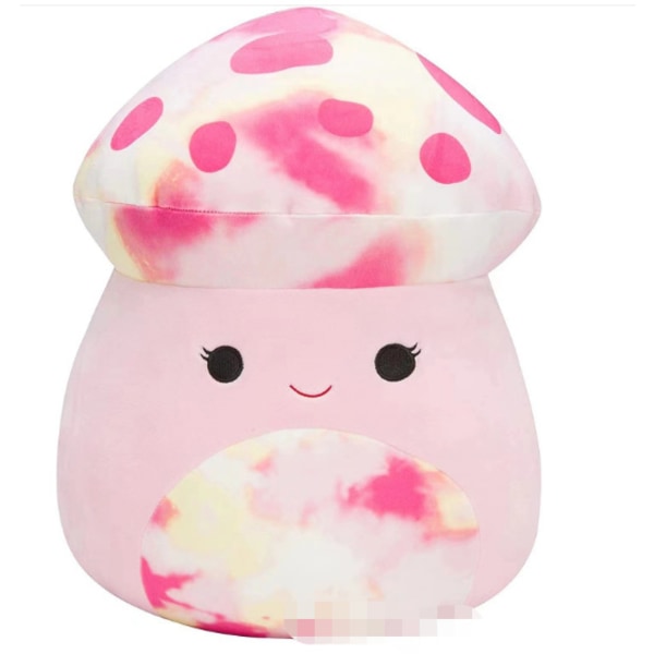 20 cm Squishmallow Kudde Plyschleksak ROSA HUND ROSA HUND Pink Mushrooms