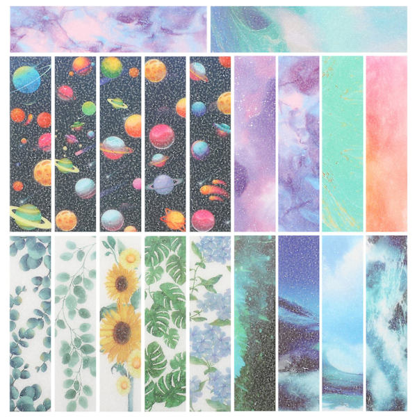 20 st sensoriska remsor för skrivbord, texturerade sensoriska klistermärken