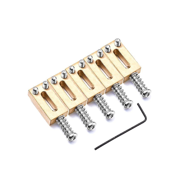 6 st Elektrisk Gitarr Singel Shake Tremolo Brygga Sträng Cod