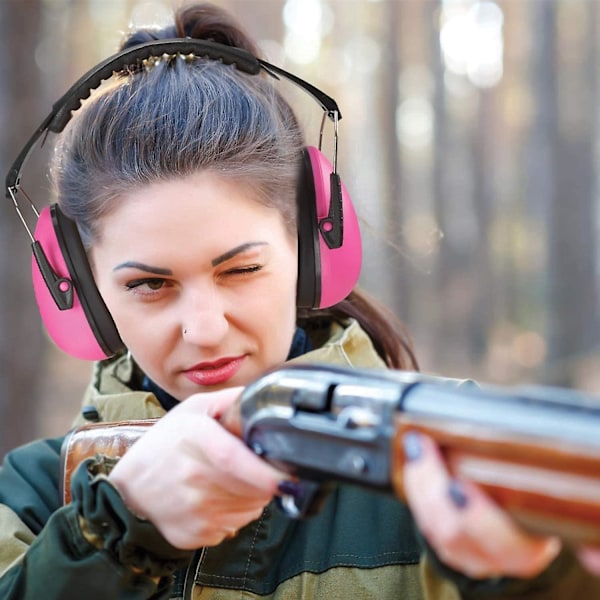 Rosa Öronmuffar - Hörselskydd, Bullerreducering