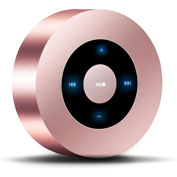 [ Älykäs kosketus ] Bluetooth-kaiutin Premium Rose Gold Mini-kaiutin Kannettavan vedenkestävän kotelon kanssa Mikro