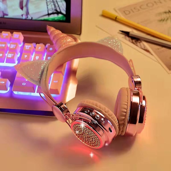 Kablet computer headset Enhjørning design Børn