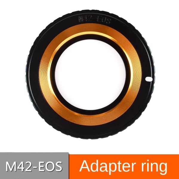 Adapterring for M42-objektiv til Canon Eos Ef 5diii 5dii 5d 6d 7d