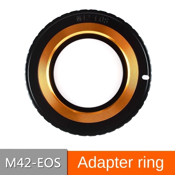 M42-EOS objektivadapterring til M42-objektiv til Canon Eos Ef 5diii 5dii 5d 6d 7d