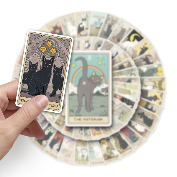 62 stk Tarot-klistremerker Astrologi