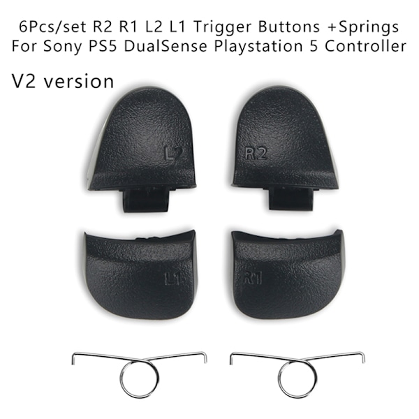 1 Set R2 R1 L2 L1 Trigger Buttons with Springs for PS5 DualSense