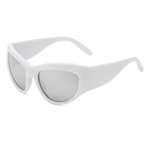 White Fashion Street Sportsbriller