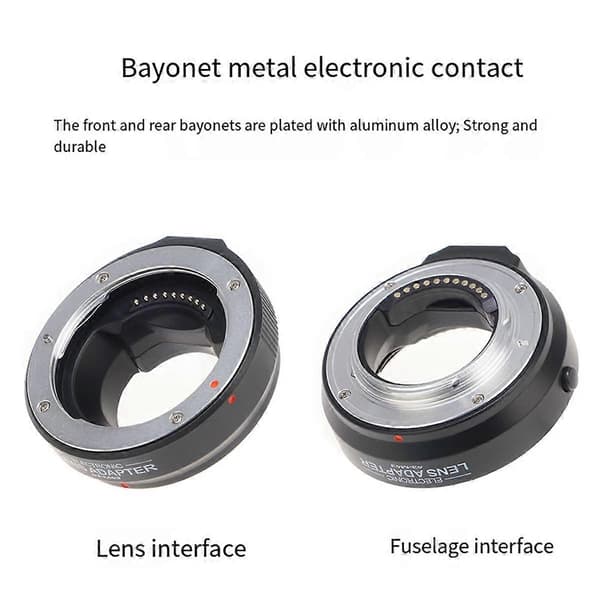4/3 til /3 Kamera Adapter Ring Auto Fokus Linse Mount for