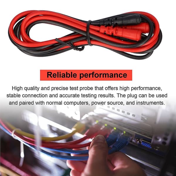 P1500 100cm Testledninger Kit Utbyttbart Multimeter Testkabelsett