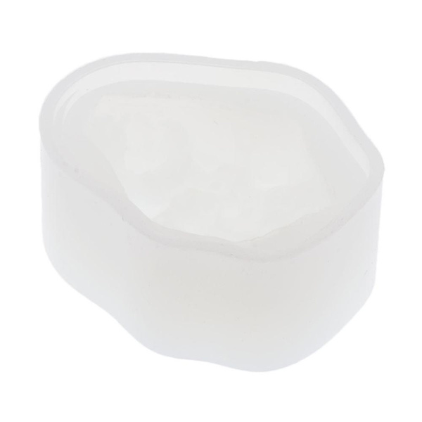 Kvarts Kristall Silikonformar Kristall Sten Grus Gjutformar 21x30x12mm