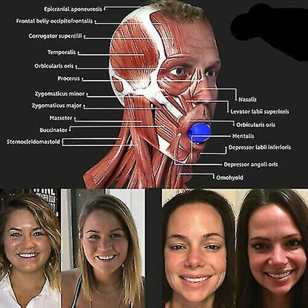 Kjevelinjeøvelse Kjevelinjeme Treningsball Nakketoning Jawzrsize Kjeveansikt