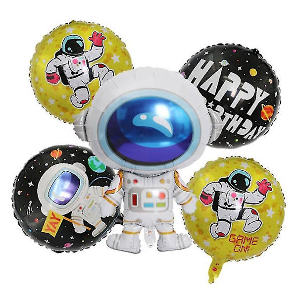 Avaruusteemainen Onnellinen Syntymäpäivä Folioballoon Lapsen Syntymäpäiväjuhliin