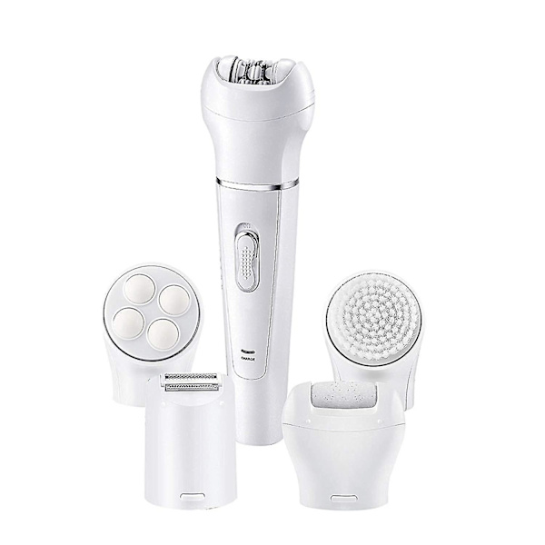 Z Epilator, Ansigts Epilering, Hårfjerner Barbering, Ansigtsrensning, Massage, Damebarbermaskine, Fjernelse af Hård hud Med 5 I 1 Vandtætte Børstehoveder