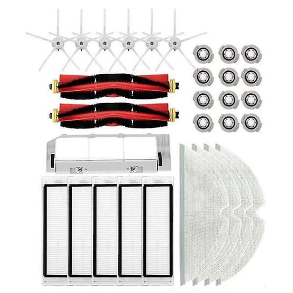 Til Xiaomi Roborock S5 S50 S5 Max S6 Hovedsidebørste Hepa Filter Mop