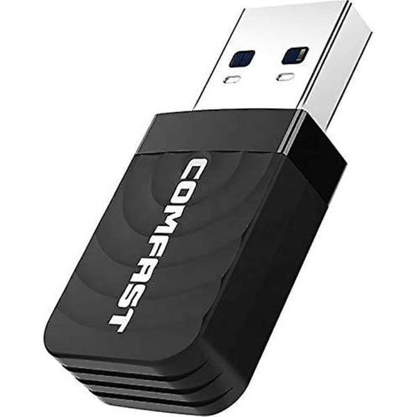 Usb Wifi-adapter for PC - Dual-band trådløst nettverkskort (ac1300mbps)