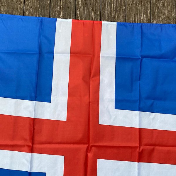 Xvggdg Islandsk Flag Polyester Flag 5*3 Fod Banner Skydning I Høj Kvalitet