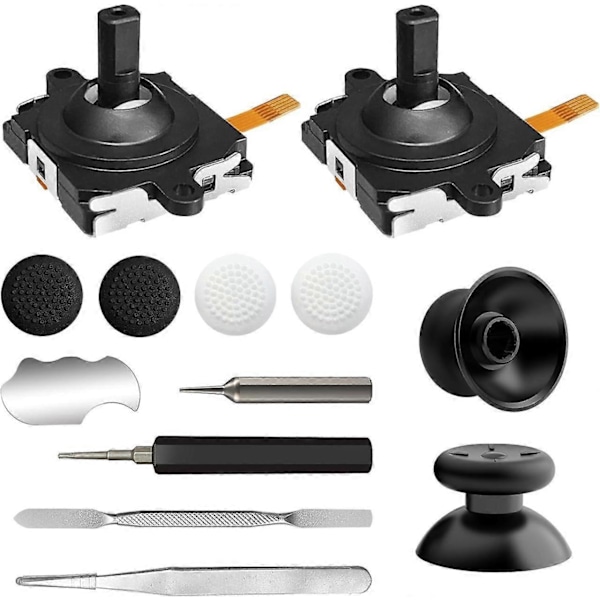 13 i 1 Joystick Udskiftningssæt til Oculus Quest 2 Controller, Tilbehør til Oculus Quest 2 Controller og Meta Quest 2 Controller