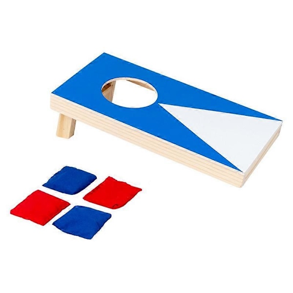 Stressreducerande Träleksaker Utomhus Bönpåse Kasta Cornhole Spel Sport med Bönpåsar och Kastbord för Utomhus Bakgård Gräsmatta