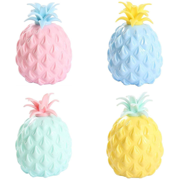 Fidget leker sensoriske leker trykkball ananas frukt CE godkjent Yellow Yellow
