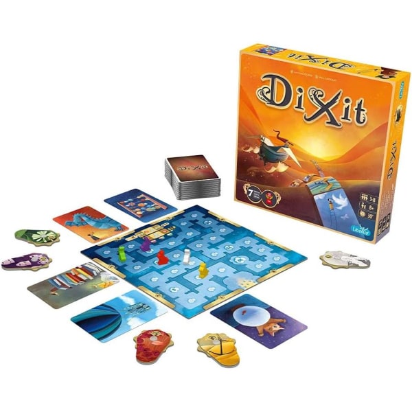 Unbox Now - Libellud- Dixit Classic - Brettspill på engelsk, flerfarget - Ny versjon Quest Expansion