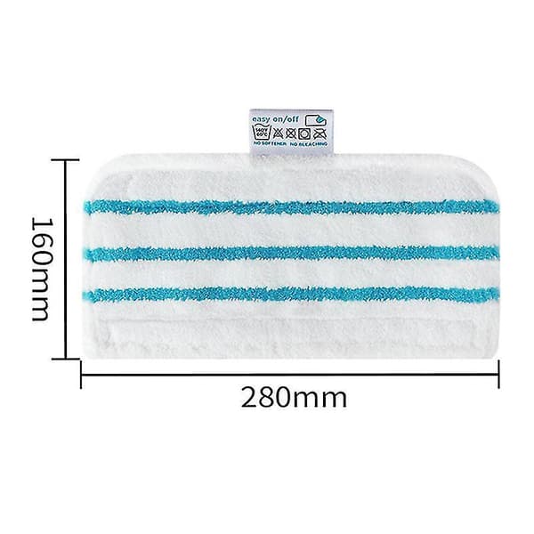 Pakke med 5 vaskbare mikrofiberputer for moppeerstatningsdeksel