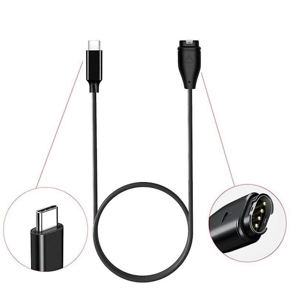 Kompatibel med Garmin Approach S70 1-til-2 ladekabel Epix Pro Gen2 lader