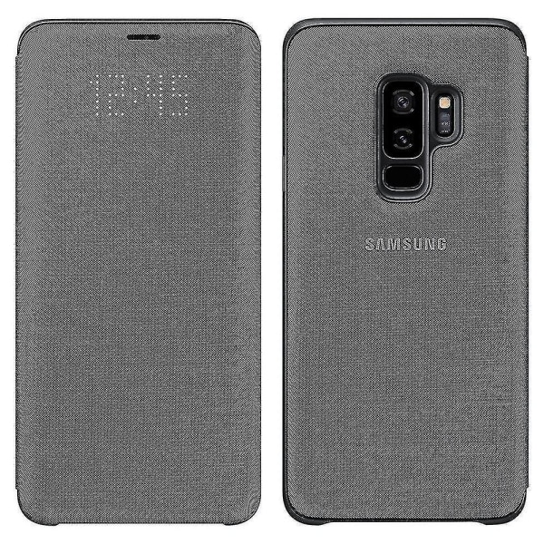 Officiellt Samsung Galaxy S9 Led Flip Case Cover- Svart