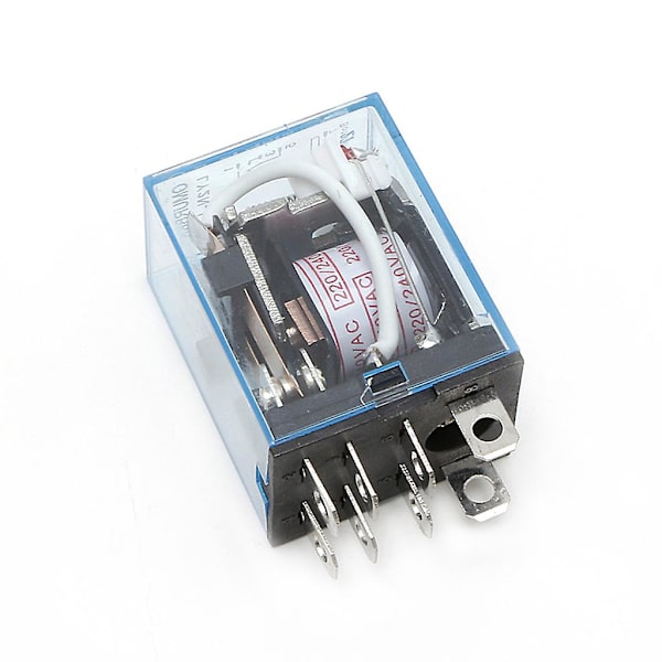 Ly2nj AC 220v spole 10a 240v effektrelæ Dpdt LED-lampe 1stk