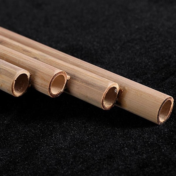 Pan Flute 15 Pipes Natural Bambu Puhallinsoitin Panpipe G Key Panpipe Käsintehdyt puupuhaltimet kansaninstrumentit