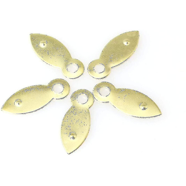 100 stk. Gyldne Billedramme Flade Drejeknapper 8 X 22mm Med