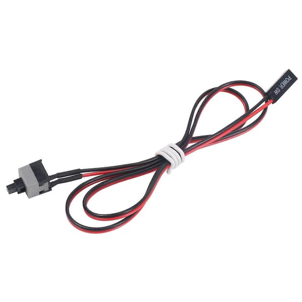 20.5\" Lang Strømknap Switch Kabel til PC Switches Reset Computer