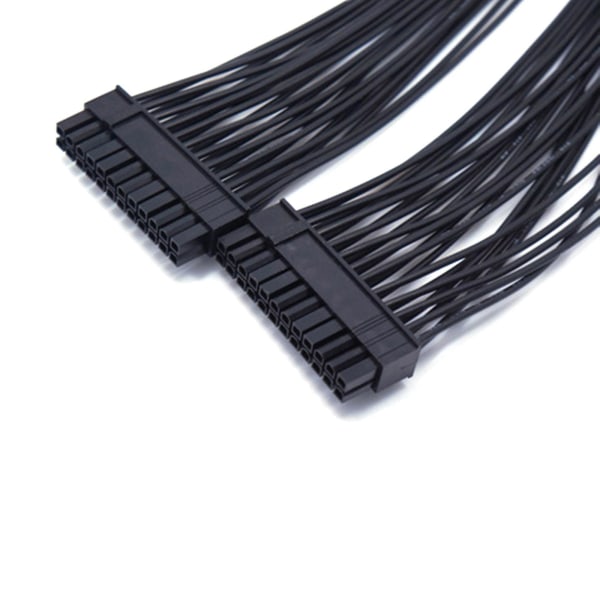 24pin Atx 1 Til 2 Strømforsyningsforlængerkabel 24p Psu Strømport Multiplikator 24p