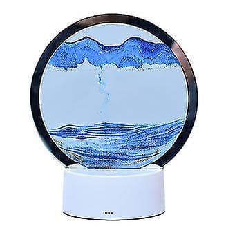 Grön 3D Sandtimer Bordlampa med Sandmålning