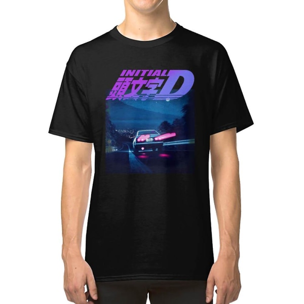 Initial D Neon AE86 T-shirt XXXL